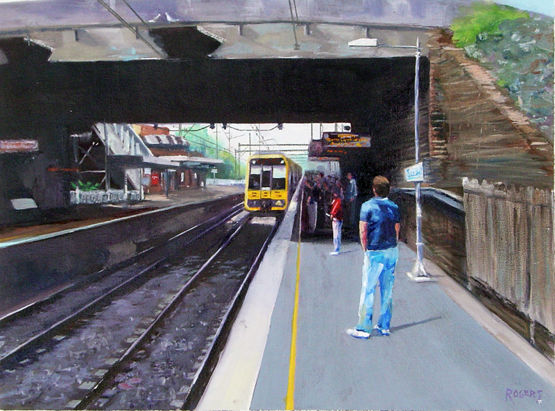 Tangara arriving at Sutherland Railway Station